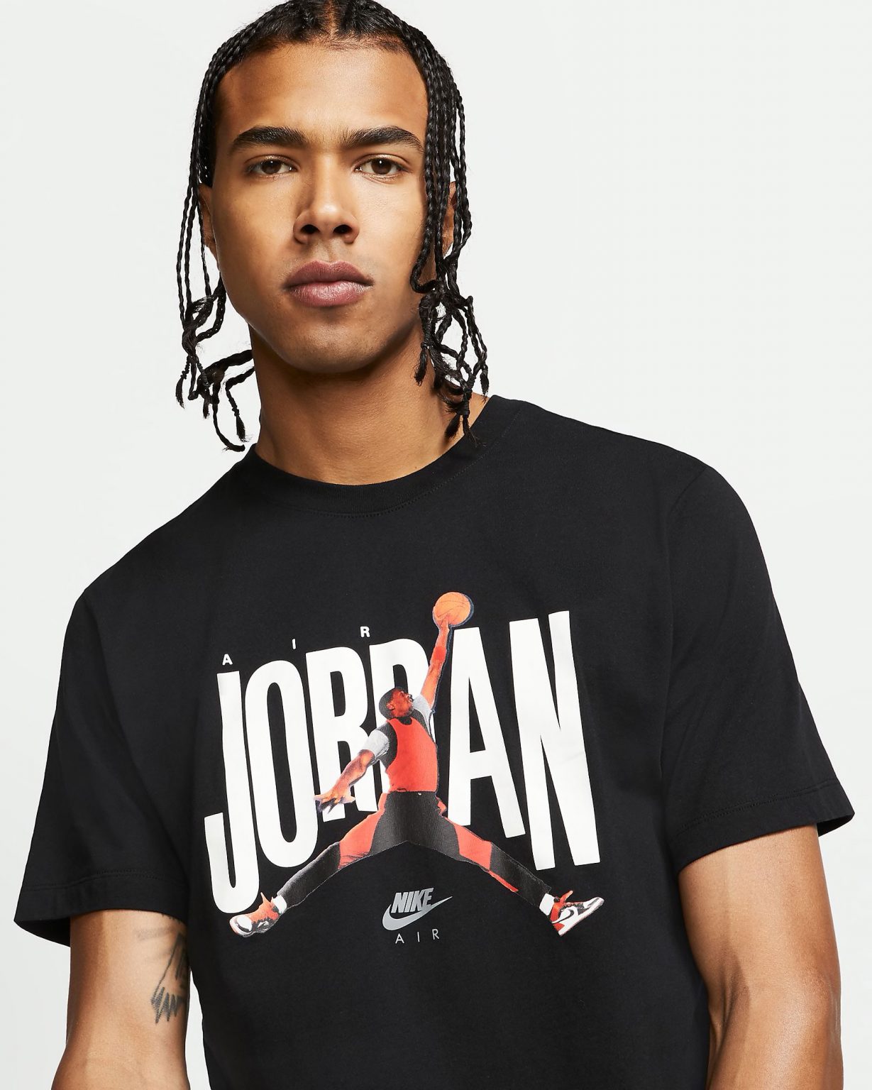 Air Jordan 1 Mid Chicago Black Toe Shirts | SneakerFits.com