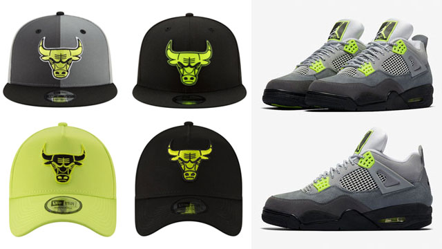 black and neon green nike hat