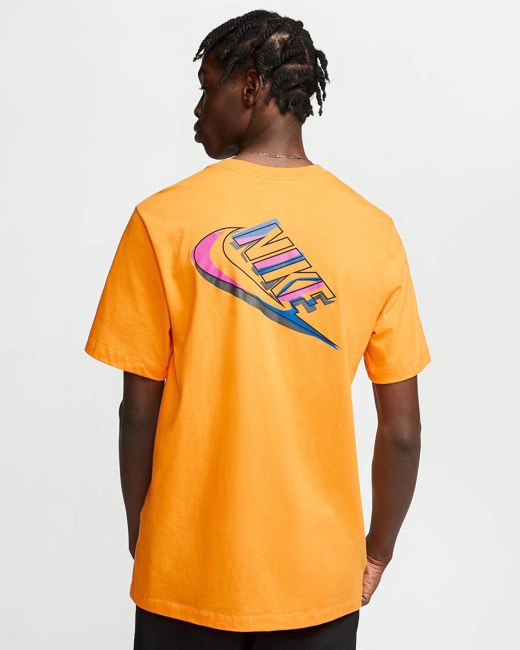 pink blue and yellow nike shirt online