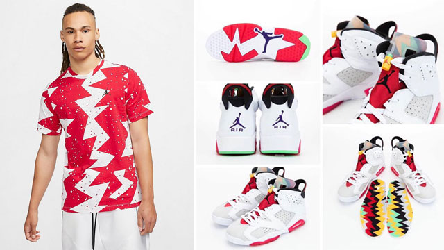 Air Jordan 6 Hare Matching Shirts 