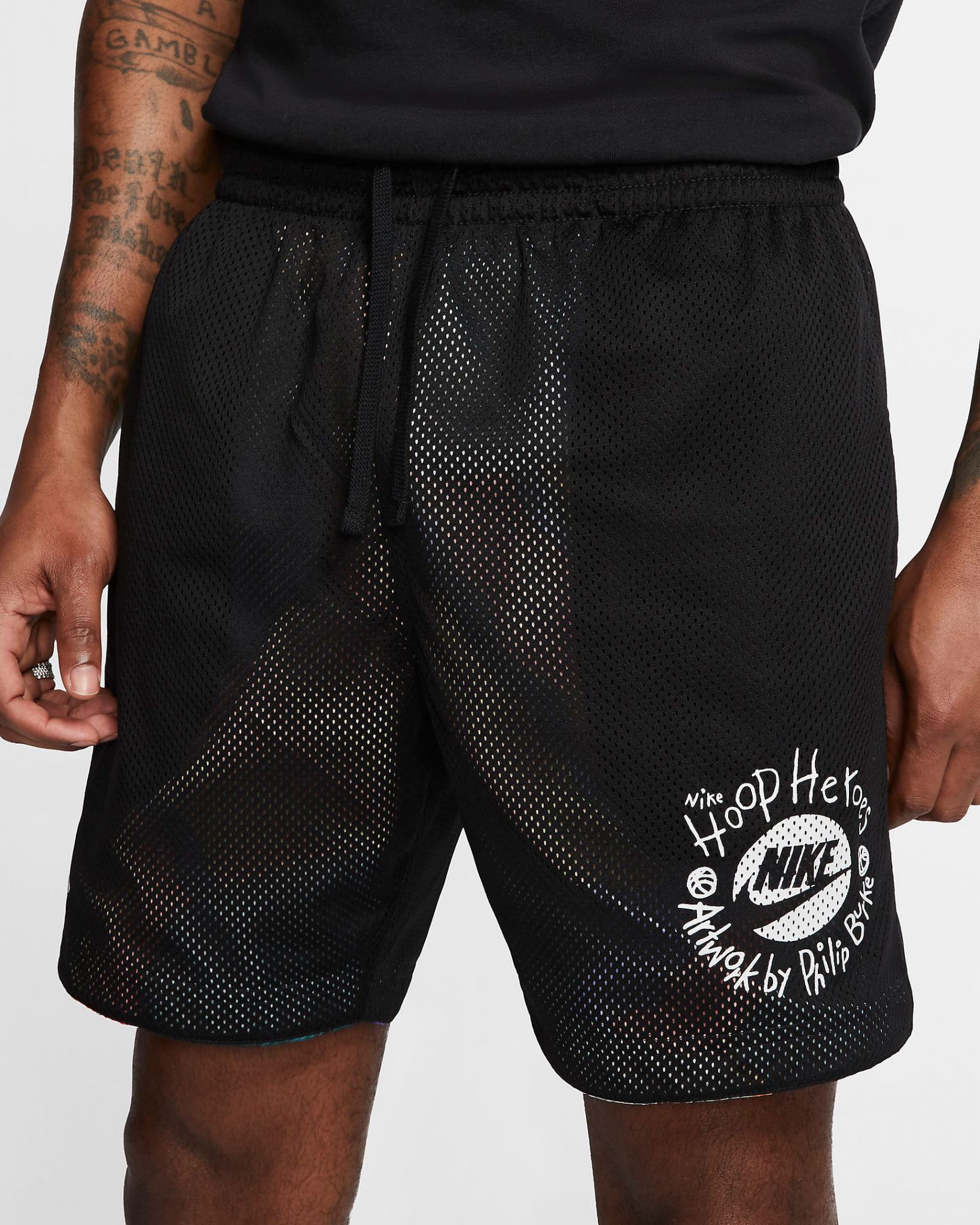 jordan hoop heroes print shorts