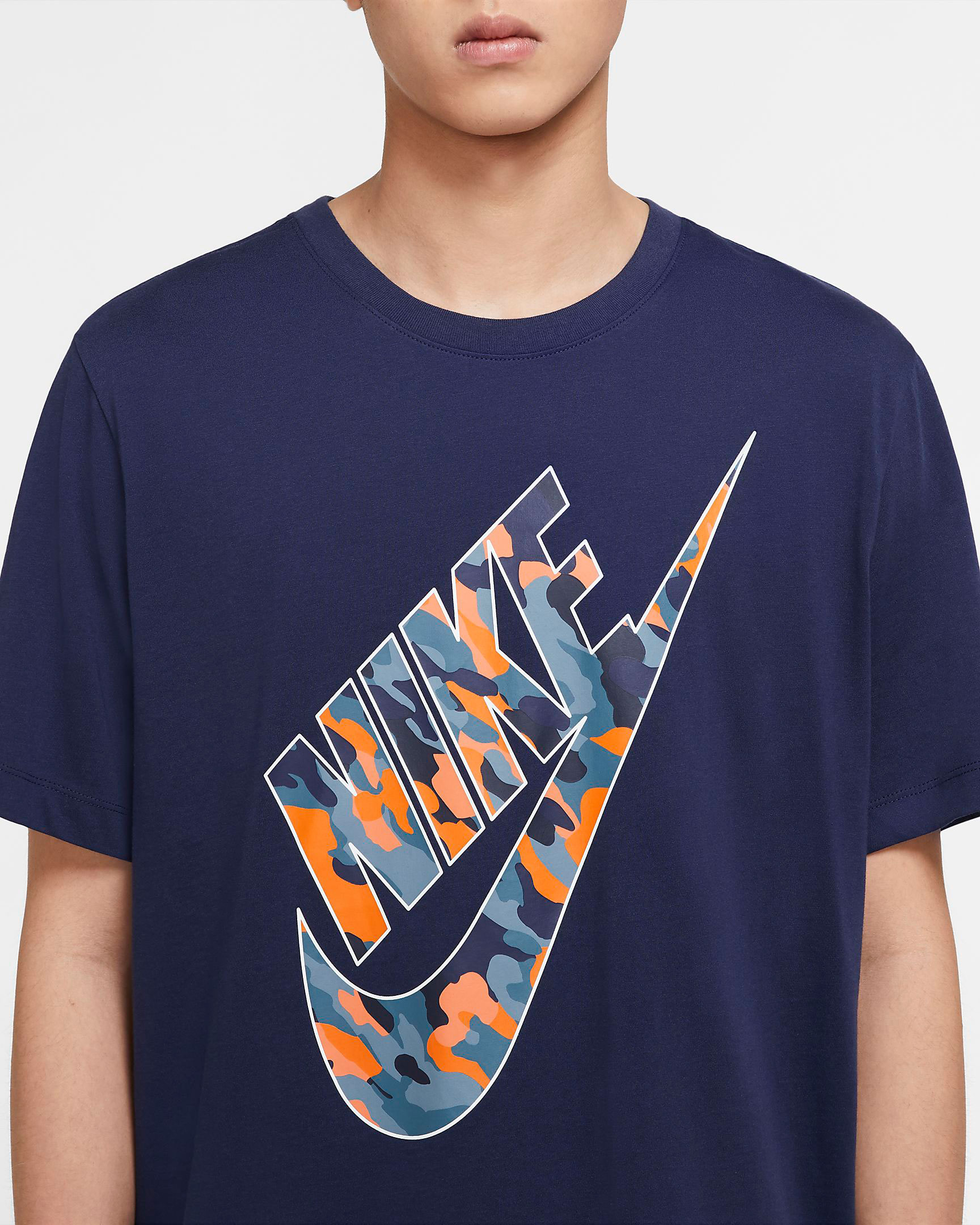 Buy > nike blue and orange shirt > in stock