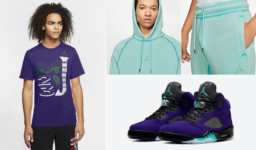 Air Jordan 5 Alternate Grape Outfit Match | SneakerFits.com