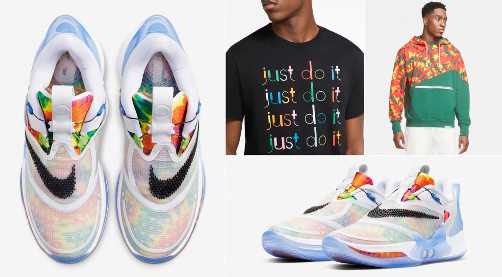 nike adapt tie dye