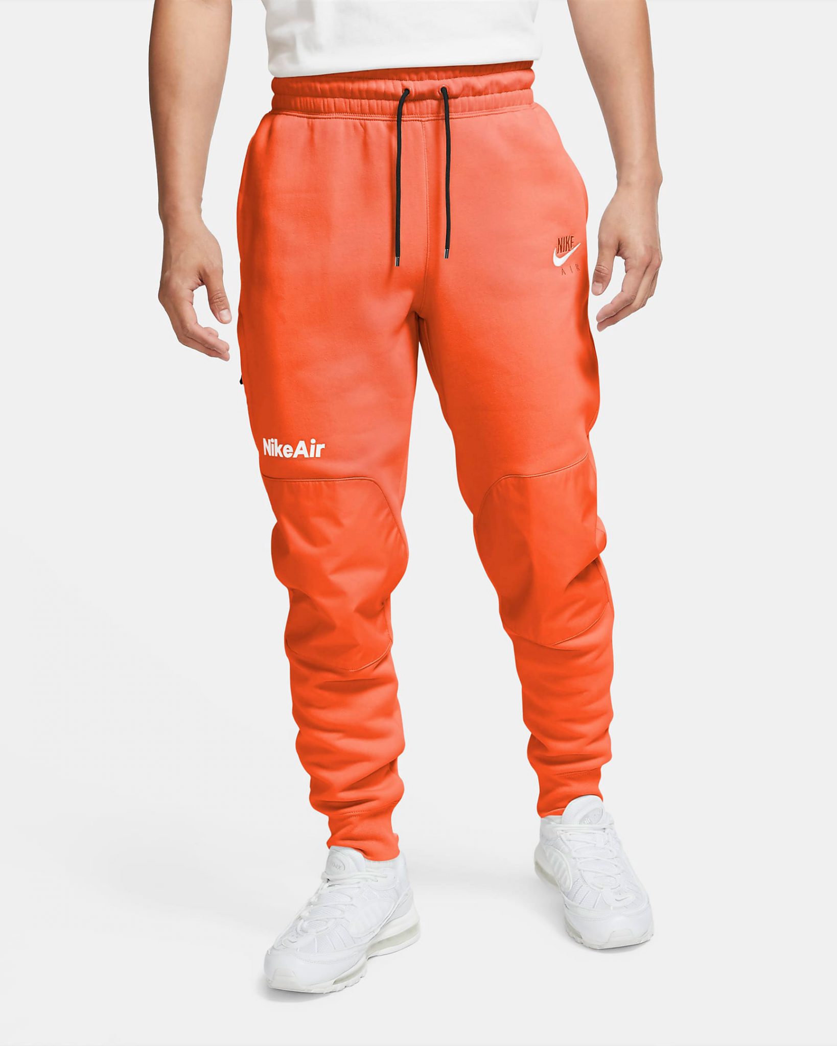 nike air fleece pants red