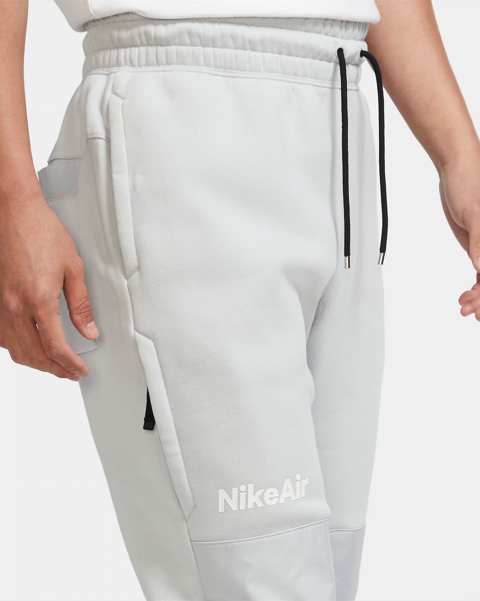 nike air fleece pants black