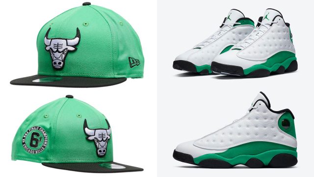 jordan-13-lucky-green-bulls-hat