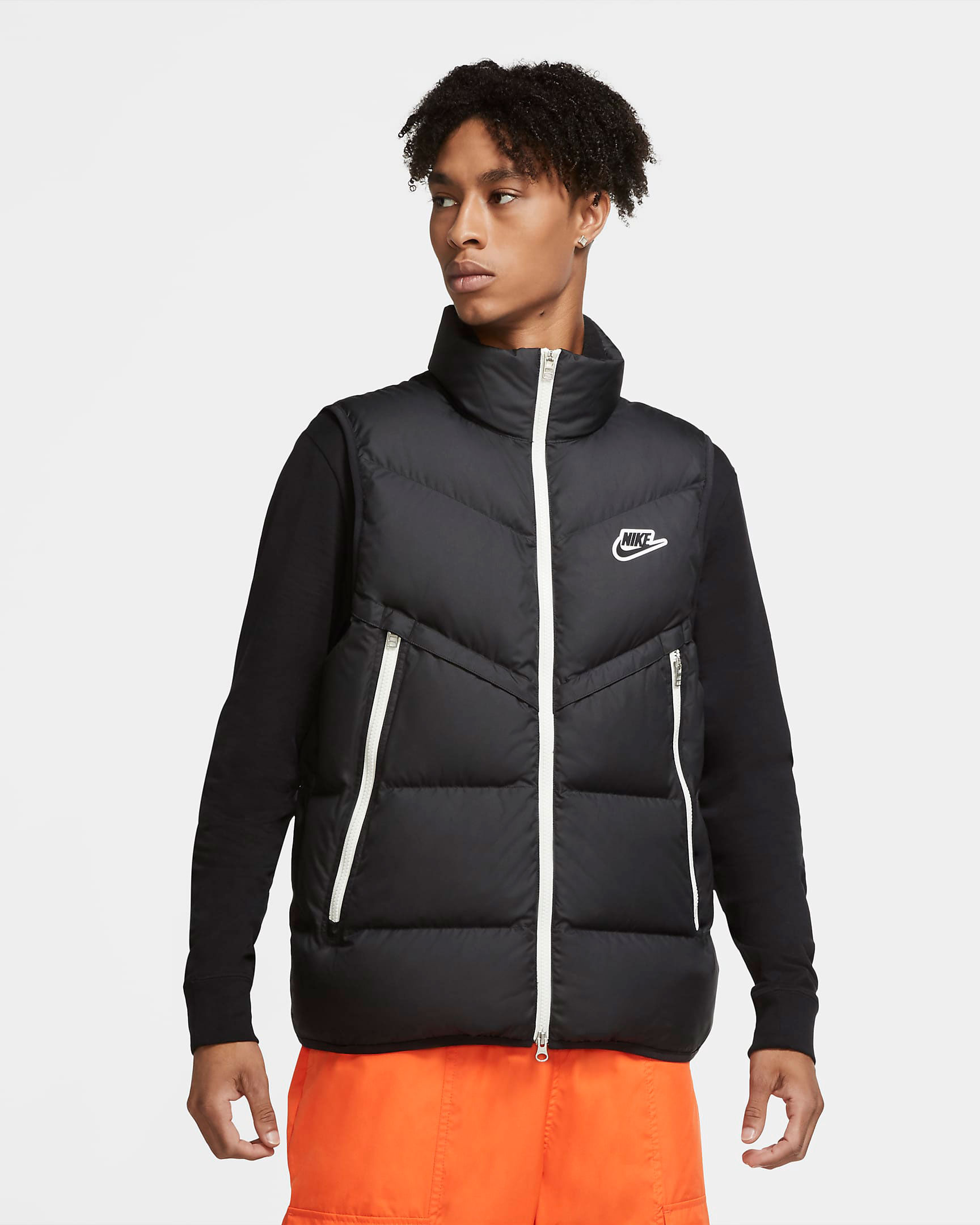 Jordan 1 Dark Mocha Nike Vest Jacket Outfit | SneakerFits.com