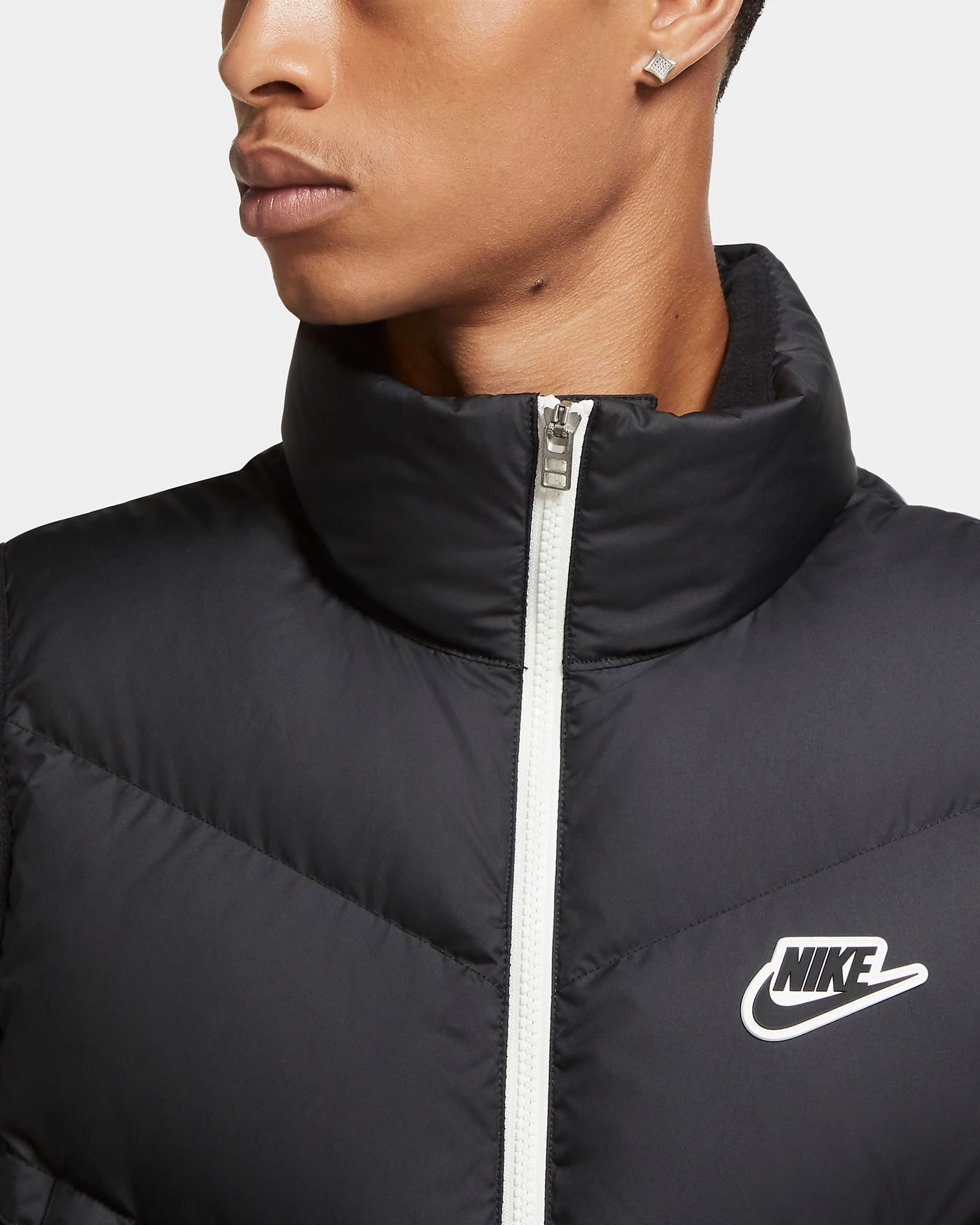 Jordan 1 Dark Mocha Nike Vest Jacket Outfit | SneakerFits.com
