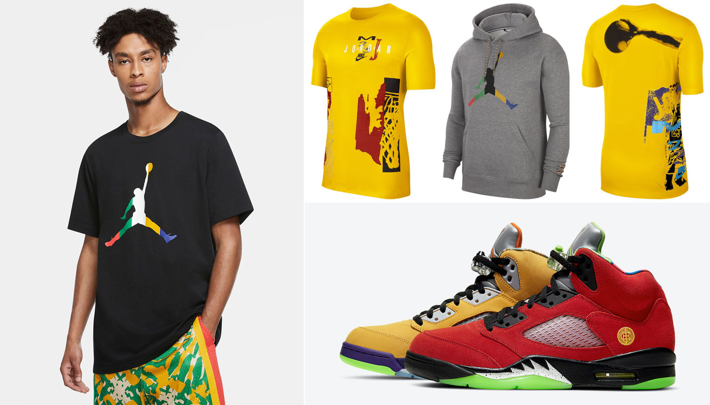 Air Jordan 5 What The Shirts Clothing Outfits | SneakerFits.com