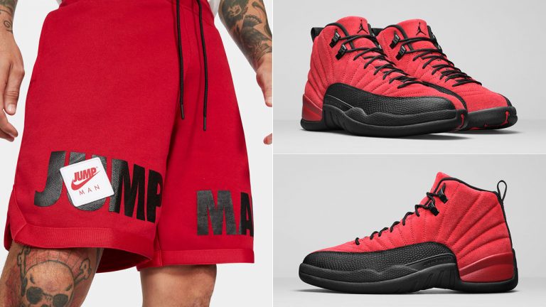 jordan 12 reverse flu game clothes