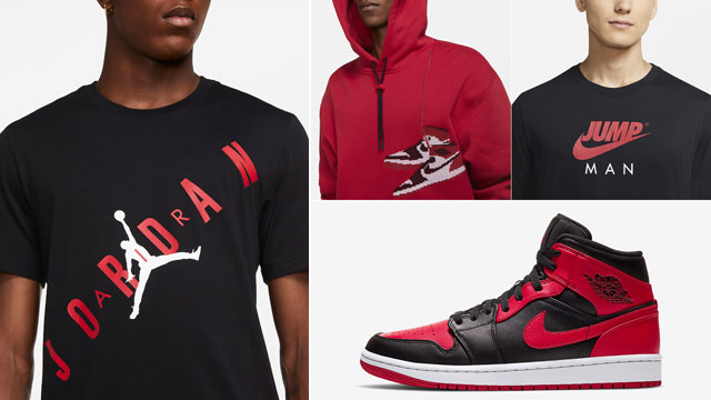 Air Jordan 1 Mid Banned Outfits | Gov