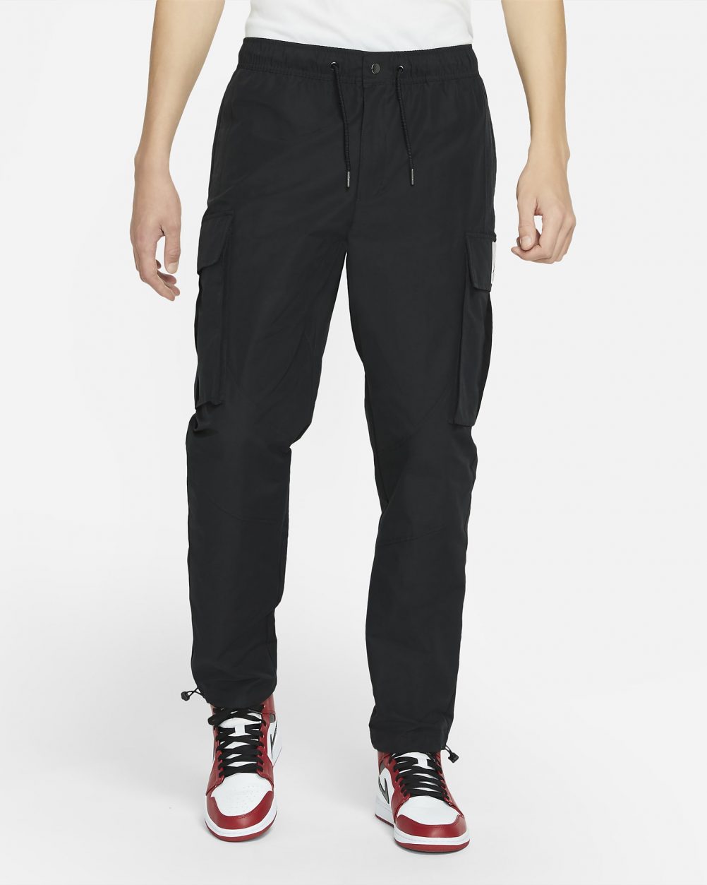 jordan flight pants black