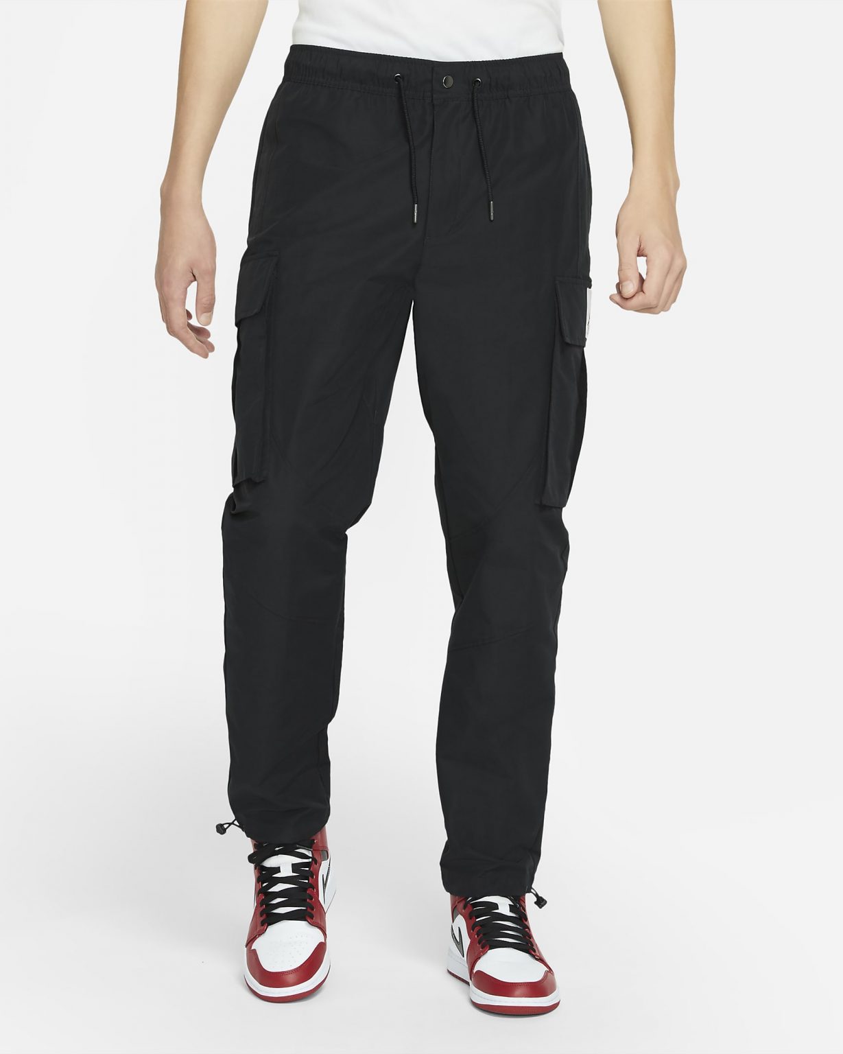 Jordan Flight Woven Black Cargo Pants | SneakerFits.com