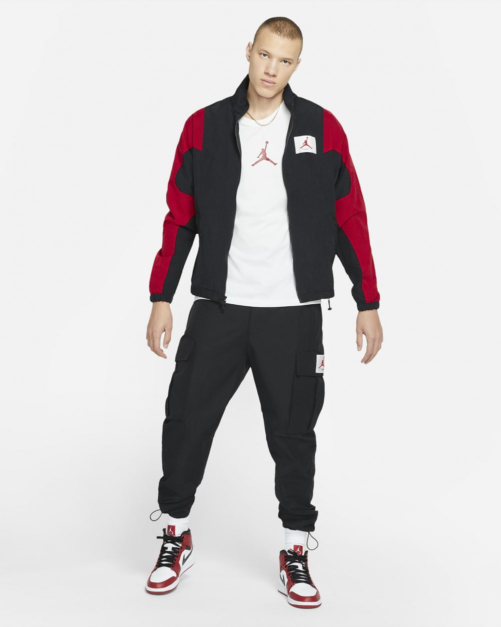 jordan flight pants black