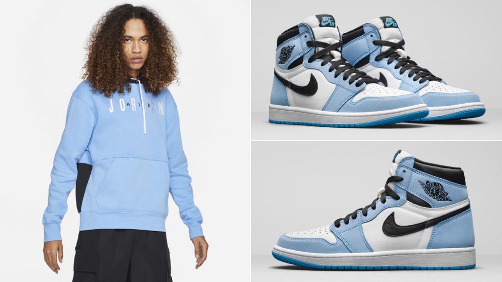 carolina blue jordan hoodie