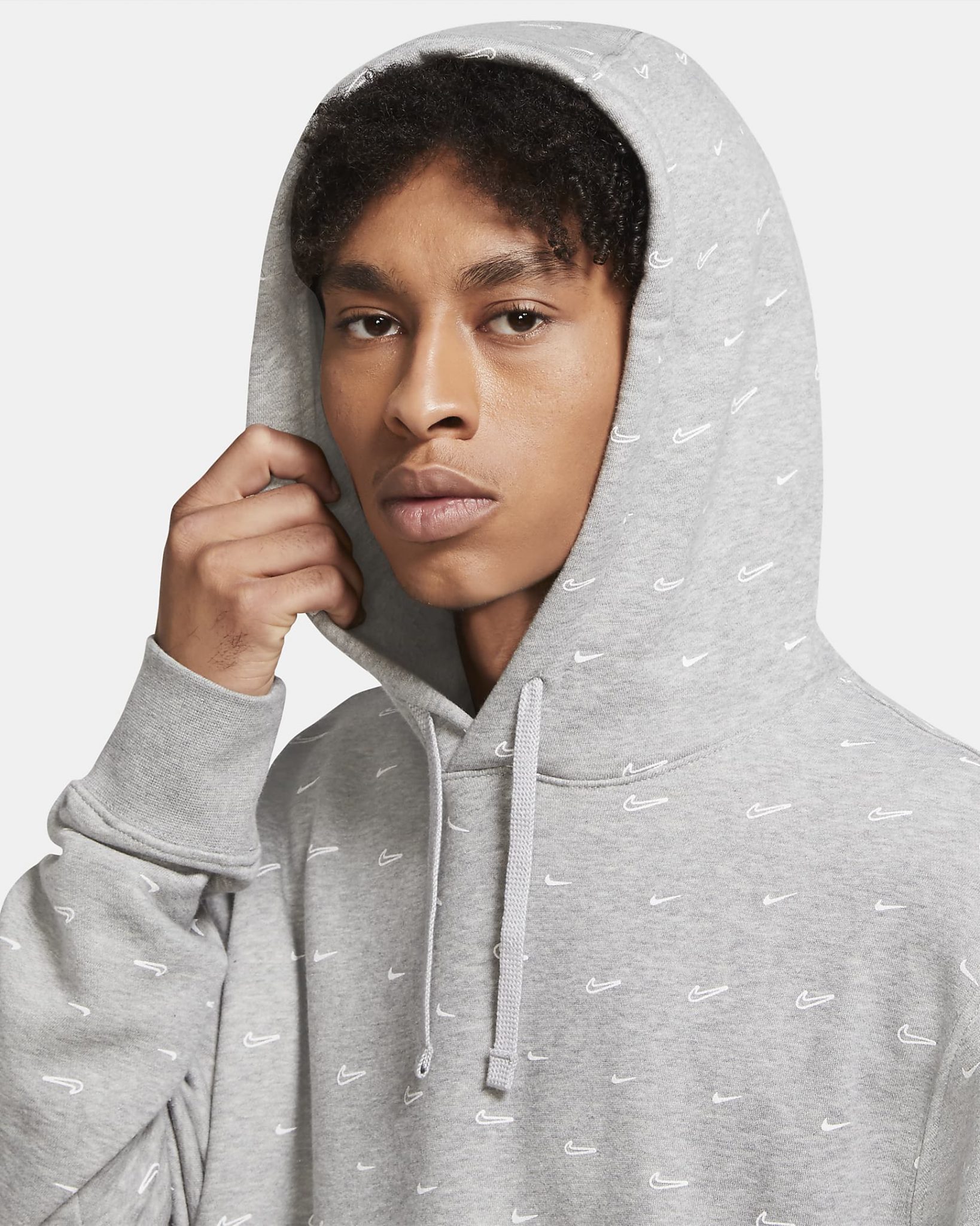 nike club hoodie vast grey