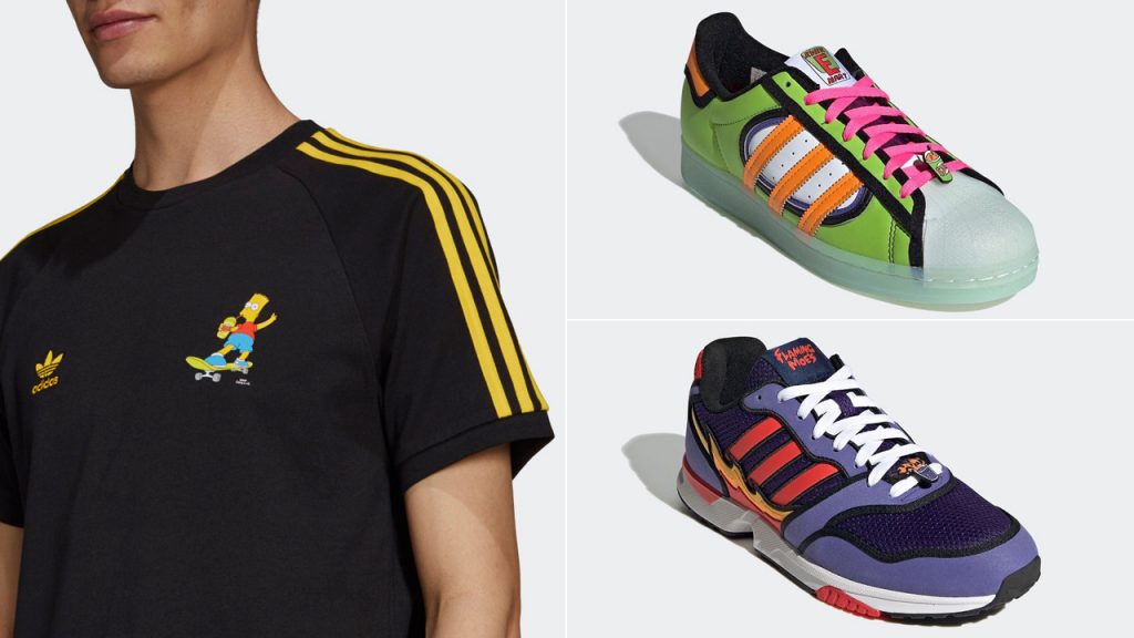 adidas and simpsons