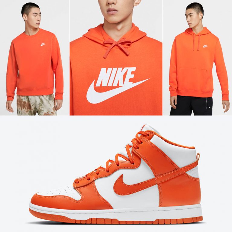 Nike Dunk High Syracuse Orange Shirts Hats Outfits to Match