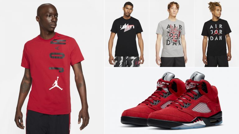 jordan 5 raging bull shirts