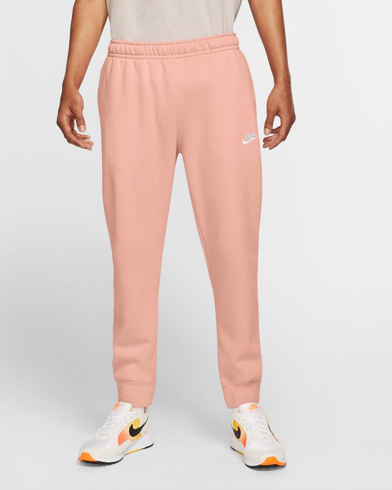 coral nike joggers