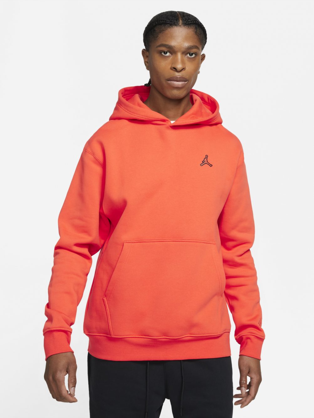 air jordan orange hoodie