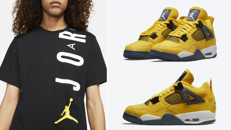 shirts that match jordan 4 lightning