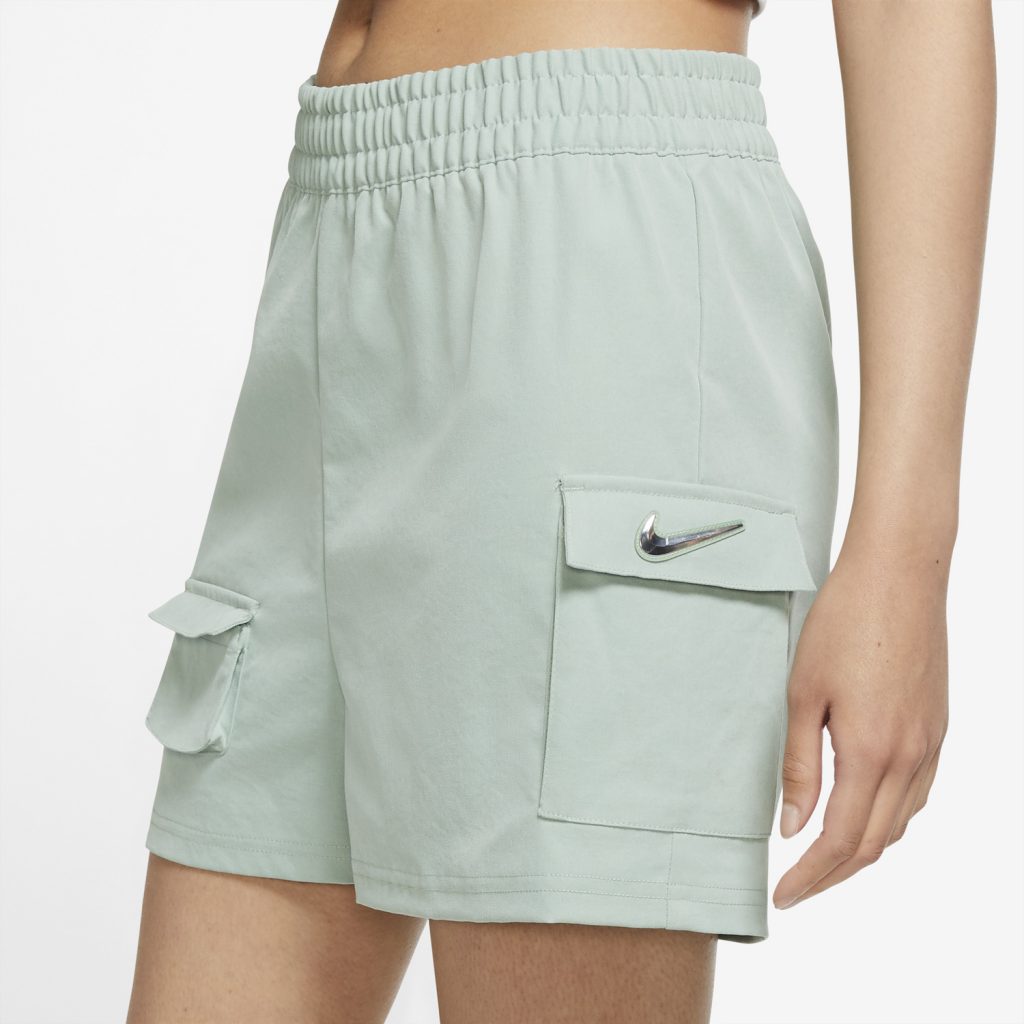 nike swoosh woven shorts