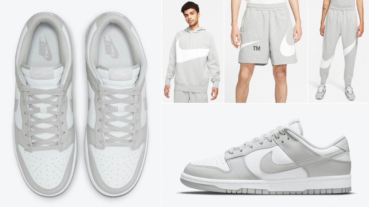 Nike Dunk Low Grey Fog Shirts Clothing Matching Outfits
