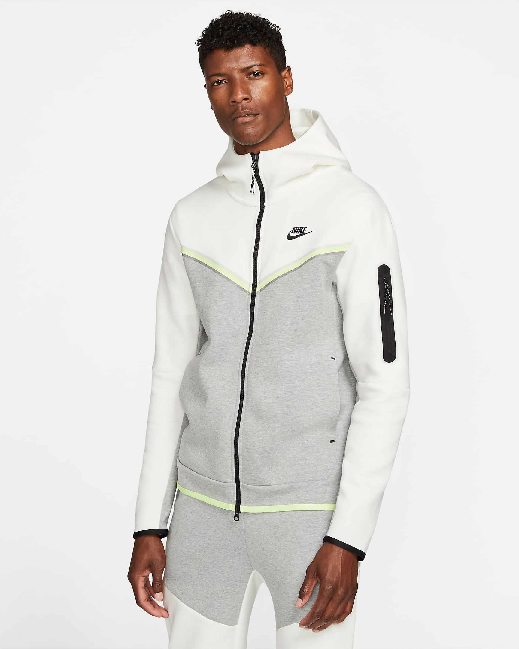Nike Air Max 97 Reflective Logo Hoodie and Pants Outfits
