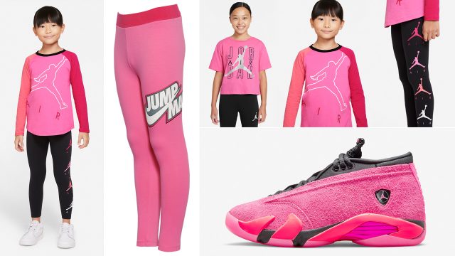 air-jordan-14-low-shocking-pink-shirts-clothing-outfits