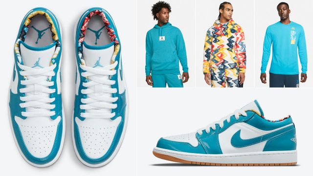 air-jordan-1-low-cyber-teal-shirts-outfits-clothing