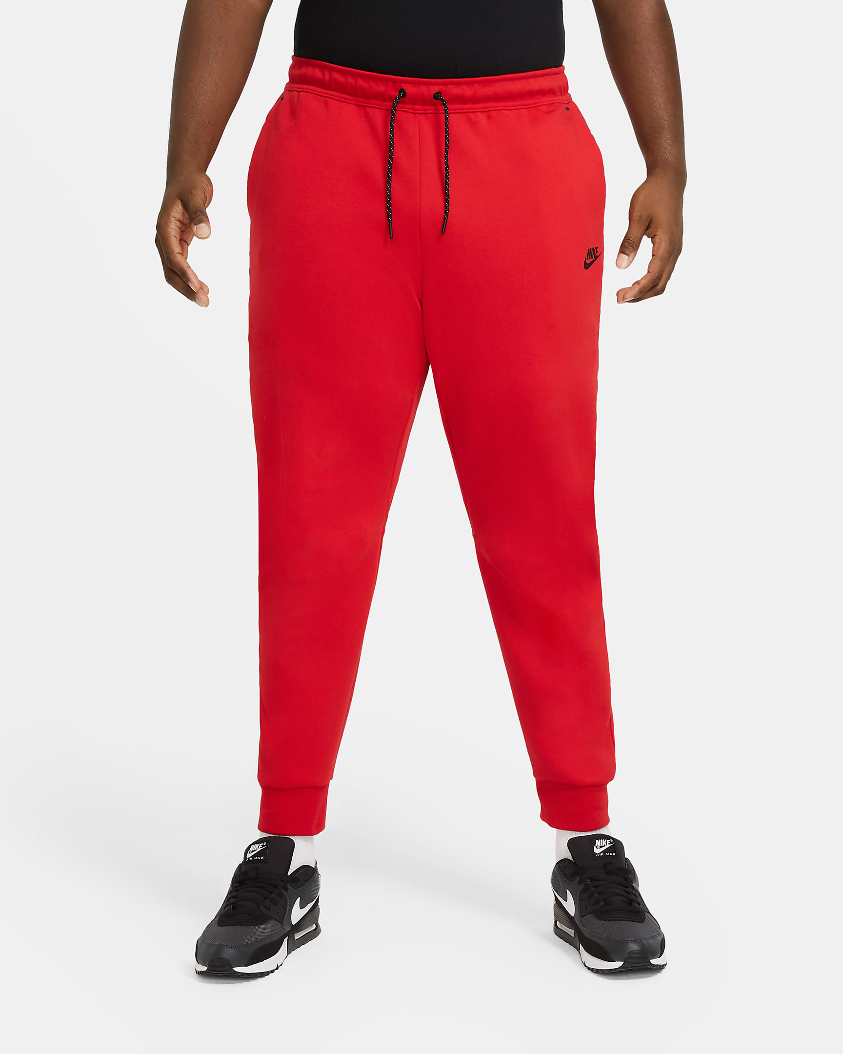 Air Jordan 1 Patent Bred x Nike Tech Fleece Hoodie and Pants