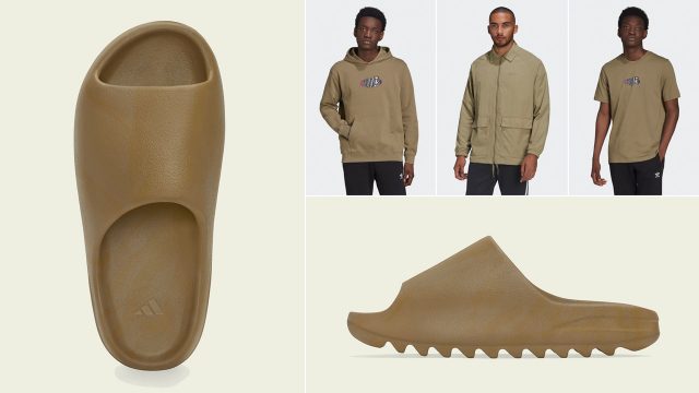 yeezy-slide-ochre-shirts-outfits-clothing