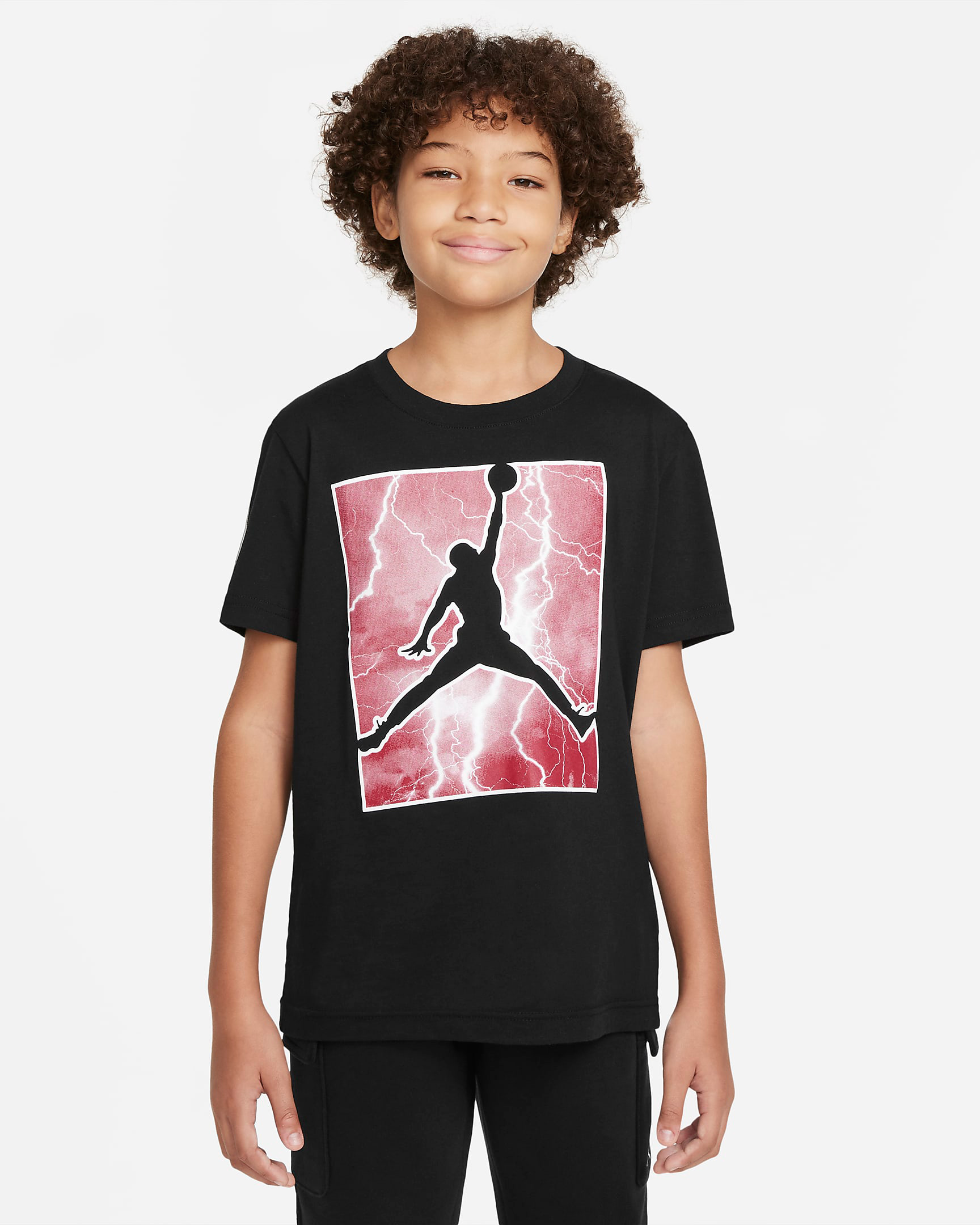 Air Jordan 4 Red Thunder Grade School Preschool Kids Shirts
