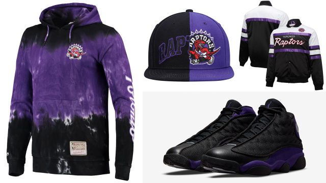 jordan-13-court-purple-toronto-raptors-shirts-hats-outfits