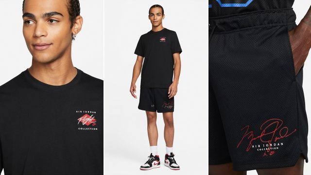 jordan-flight-essentials-shirt-and-shorts-black-gym-red-white
