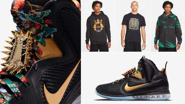 nike lebron 9 watch the throne shirts outfits apparel 640x360