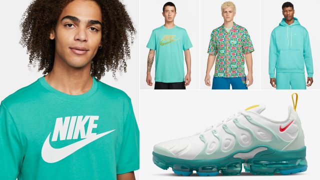nike air vapormax plus mint foam washed teal shirts clothing outfits 640x360