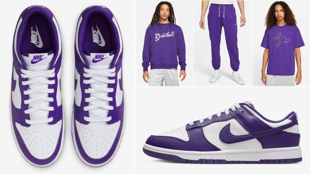 nike-dunk-low-championship-court-purple-shirts-clothing-outfits