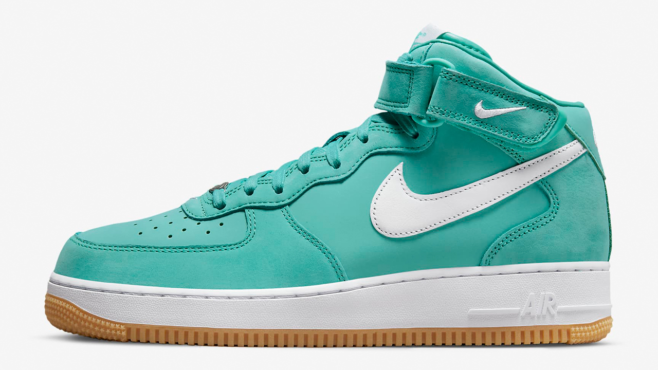 Nike Air Force 1 Mid Washed Teal Shirts Clothing Outfits