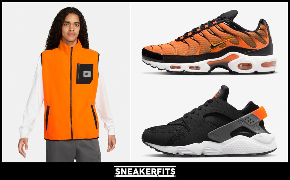 Nike Sportswear Safety Orange Sneakers Clothing and Outfits