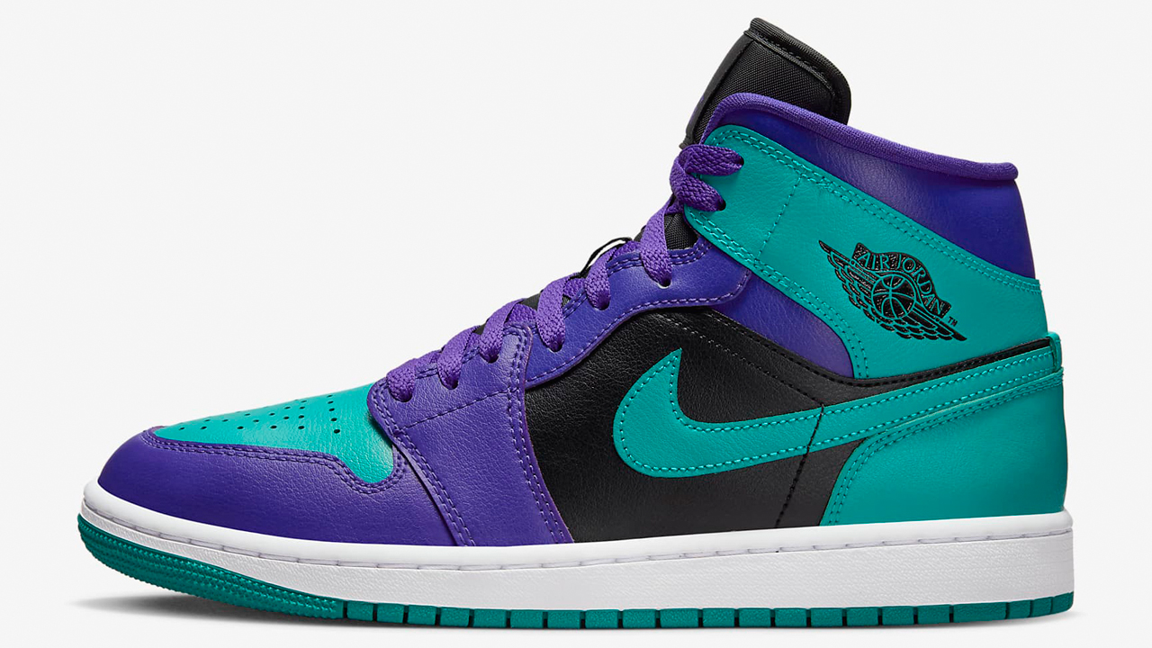 Air Jordan 1 Mid Dark Concord New Emerald Shirts and Outfits