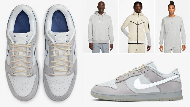 Nike-Dunk-Low-Wolf-Grey-Pure-Platinum-Shirts-Clothing-Matching-Outfits
