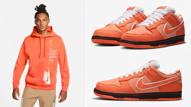 Concepts-Nike-SB-Dunk-Low-Orange-Lobster-Shirts-Clothing-Outfits