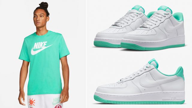 Nike-Air-Force-1-Low-Light-Menta-Shirts-Clothing-Outfits