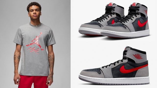 Air-Jordan-1-Zoom-Comfort-Cement-Grey-Fire-Red-Shirt-Outfit