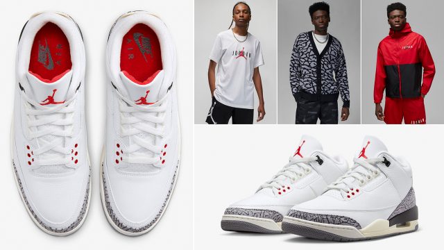 Air-Jordan-3-Reimagined-White-Cement-2023-Shirts-Hats-Clothing-Outfits