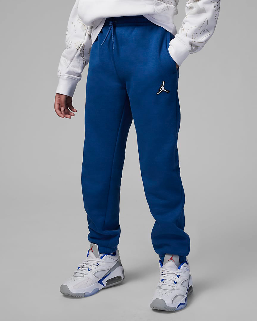 Air Jordan 1 High True Blue Grade School Kids Shirts Outfits