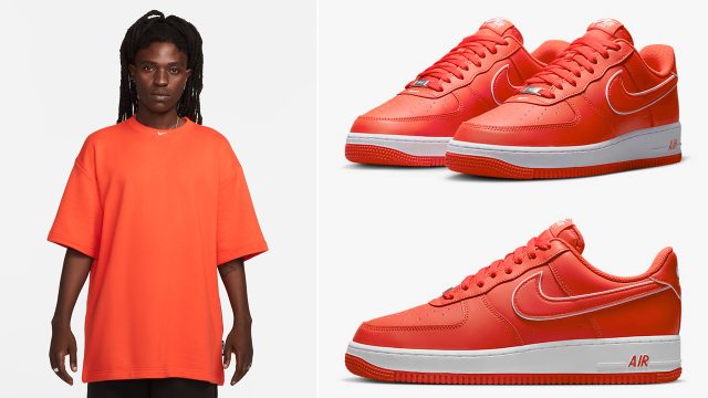 Nike-Air-Force-1-Low-Picante-Red-Shirt-Match